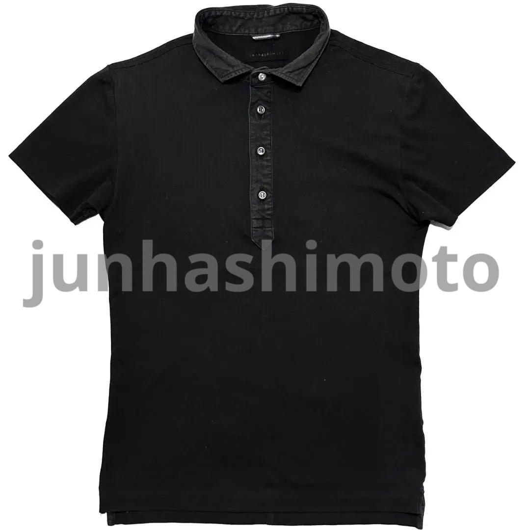 定価1.6万junhashimoto COMBINATION ポロシャツ 3 黒