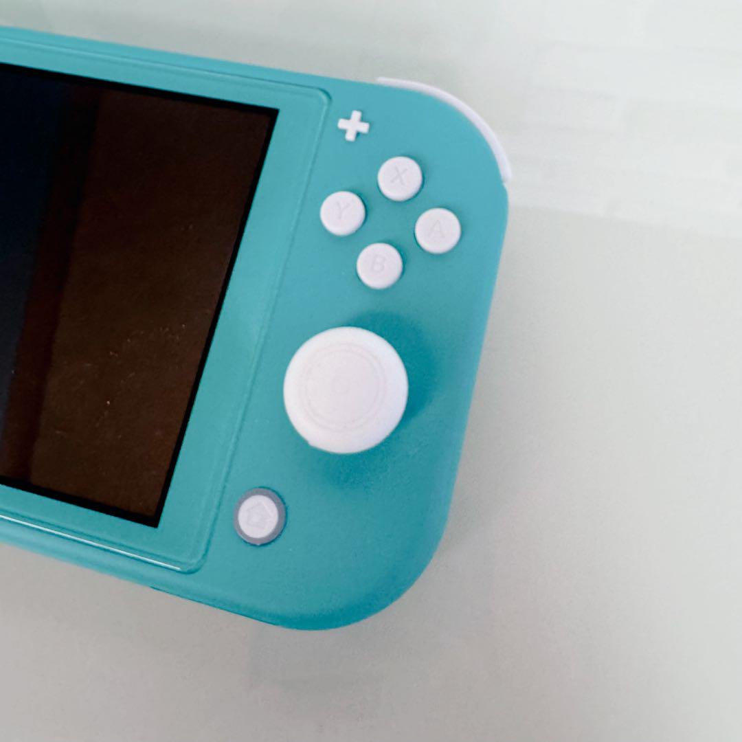 【Nintendo Switch Lite】 ターコイズ 充電ケーブル 箱