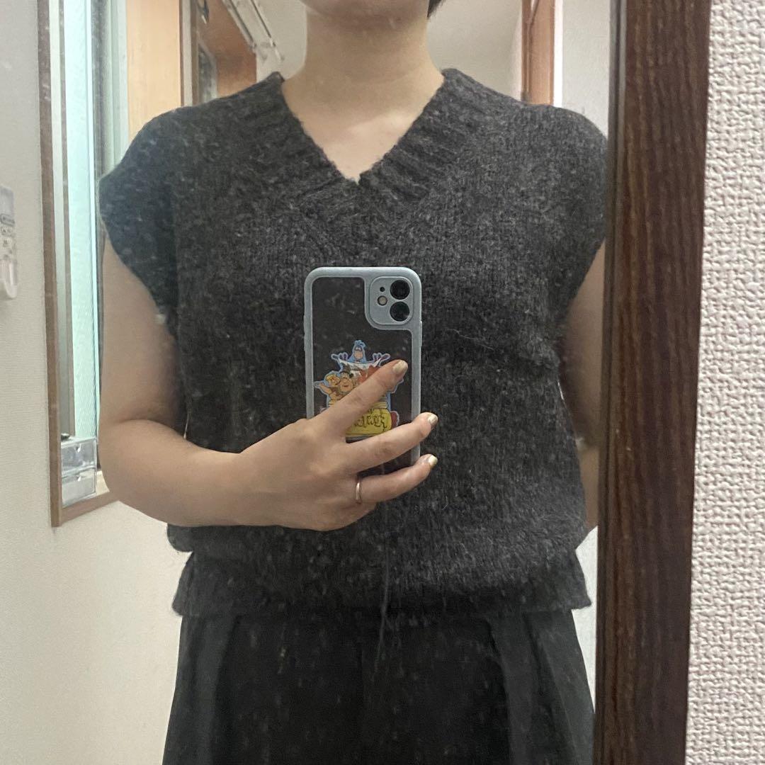 TODAYFUL ニットベスト Vネック