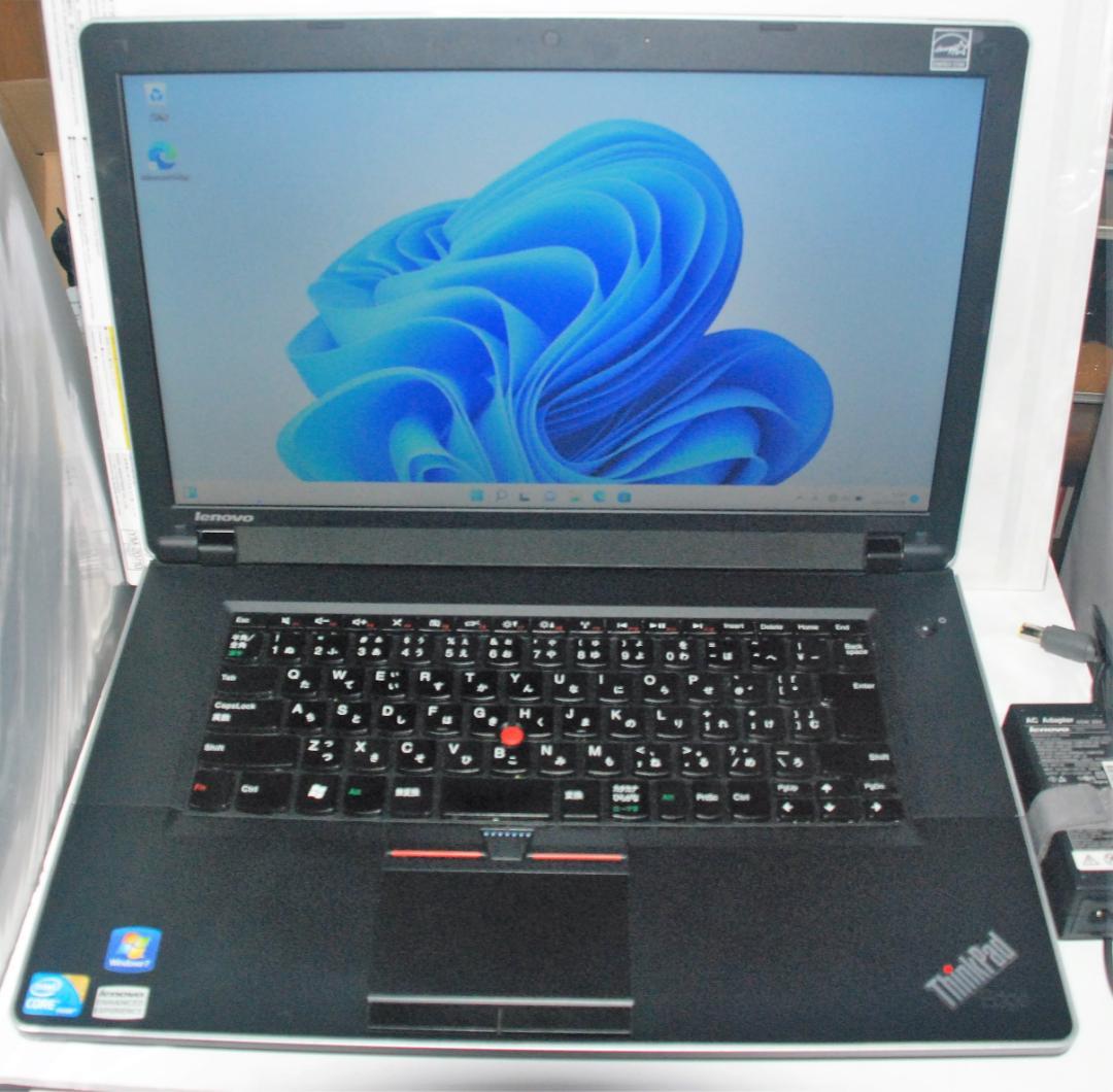36%割引魅力の Thinkpad Edge15 Windows11 SSD128㎇ メモリ4㎇ ノート