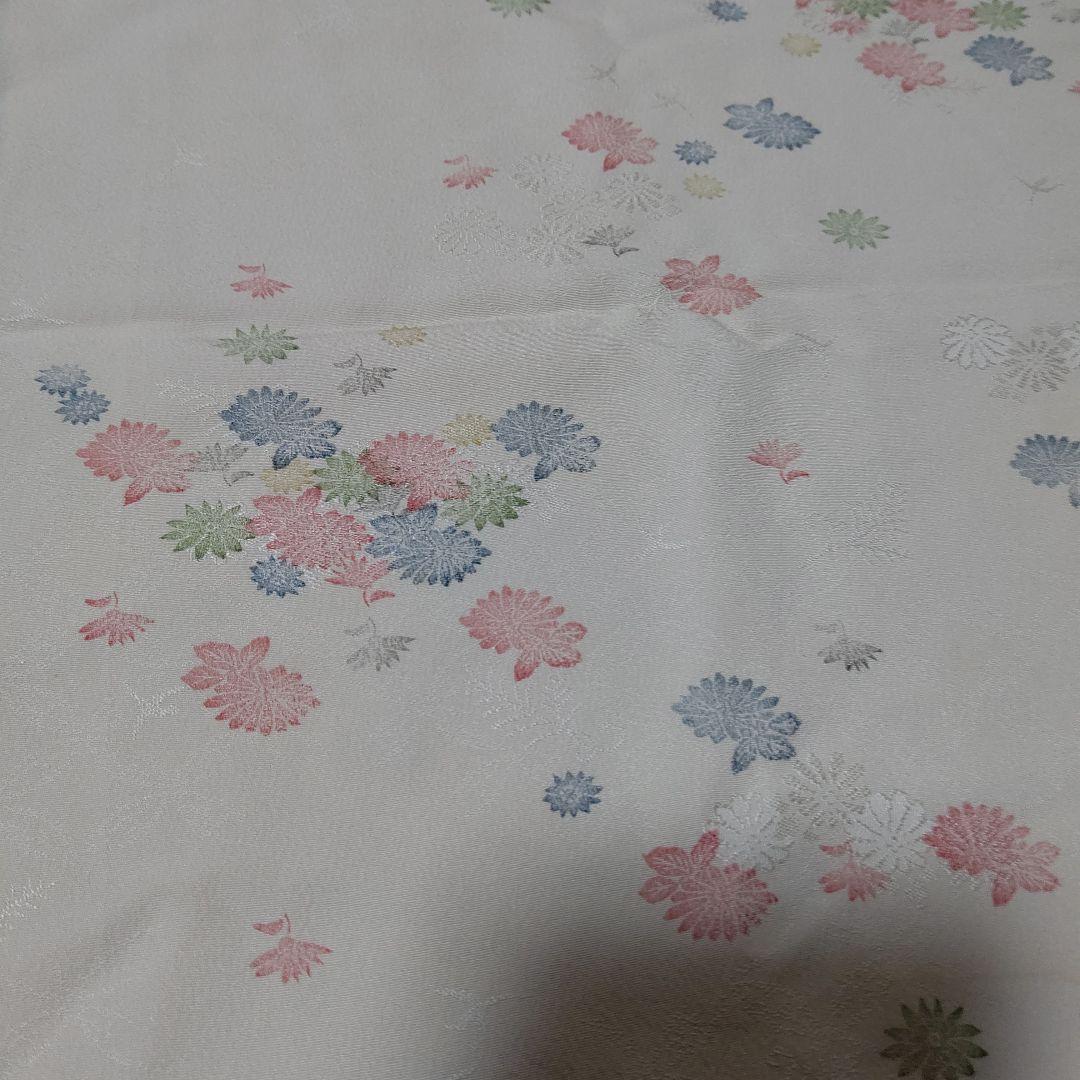 江戸縮緬生地 花柄 縦142cm×横37cm
