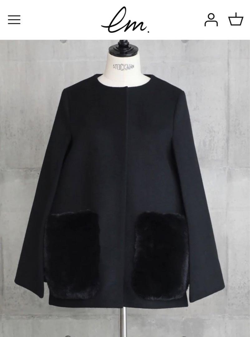 新品未使用✴︎Eco fur cape coat-