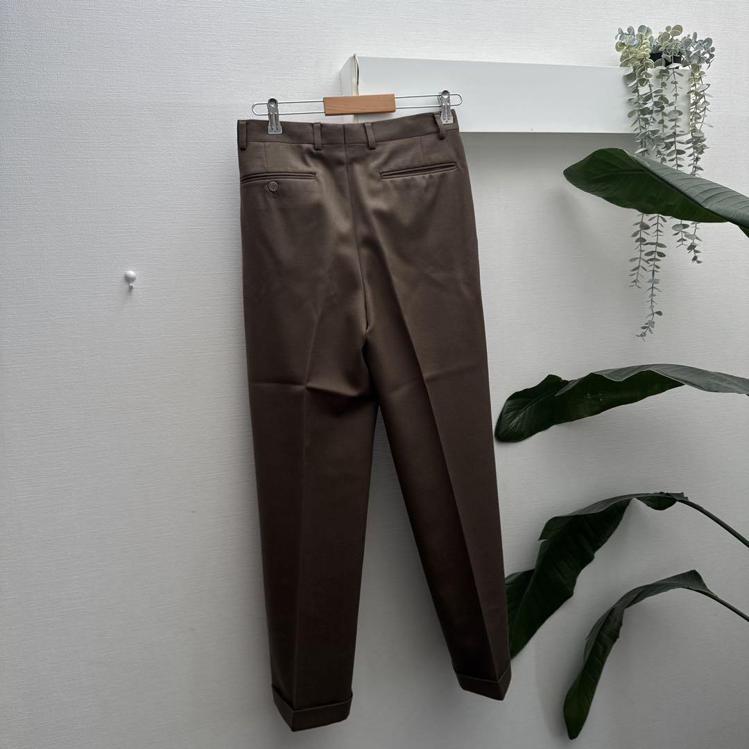 90s Yves Saint Laurent タック入りウールスラックス