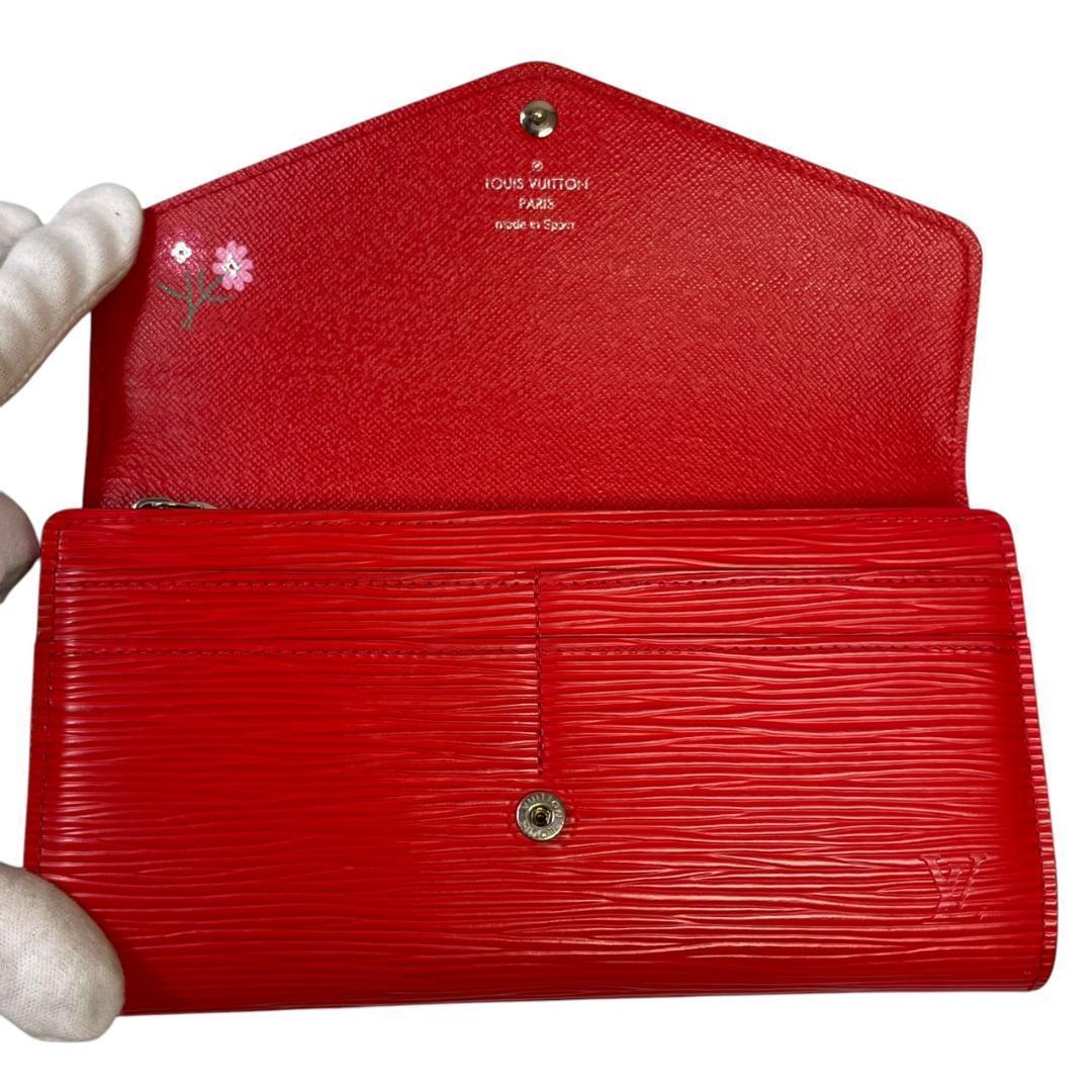 【極美品】 ルイヴィトン サラ 長財布 エピ レッド 最新モデル