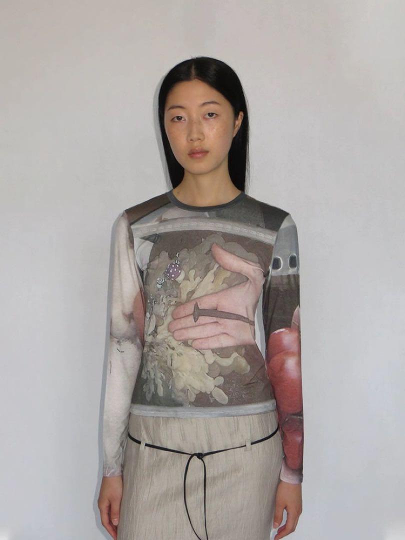 paloma wool アートプリント長袖トップス