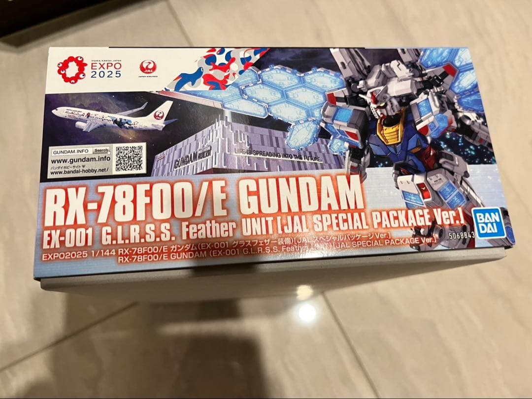 新品 RX-78F00/E ガンダム JALコラボ 特別パッケージ 大阪関西万博 新品 RX-78F00/E ガンダム JALコラボ 特別パッケージ 大阪関西万博