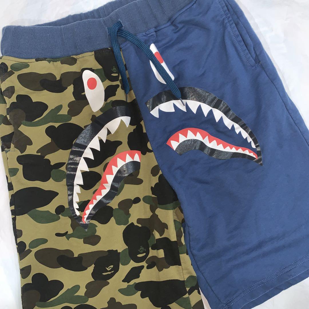 A BATHING APE シャークハーフパンツ