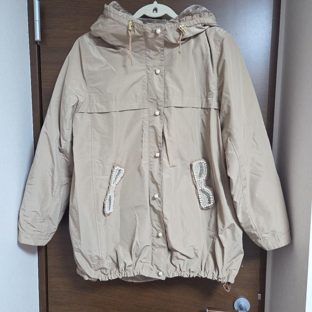 フランシュリッペ Lサイズ リボン モッズコート FL52XL 3L franche lippee