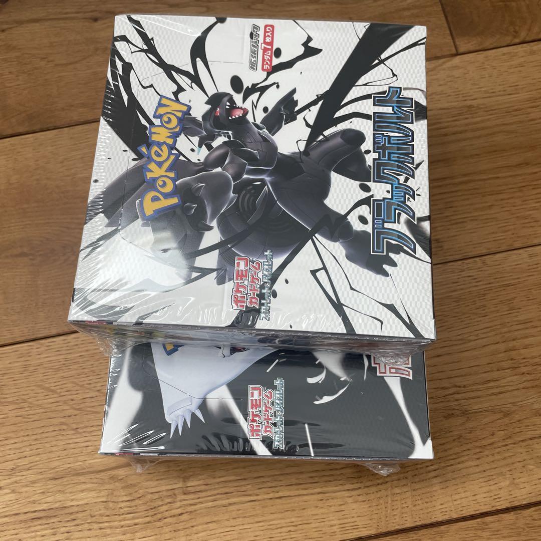 ポケカ　ホワイト・ブラック1BOXセット　シュリンク付き ポケモンカードゲーム ブラックホワイトセット(シュリンク付き)