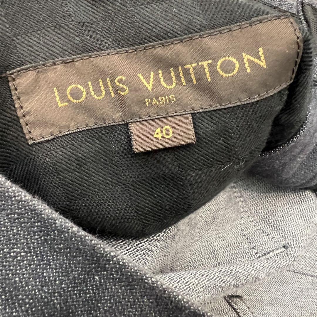 Louis Vuitton ダークグレー デニム 40