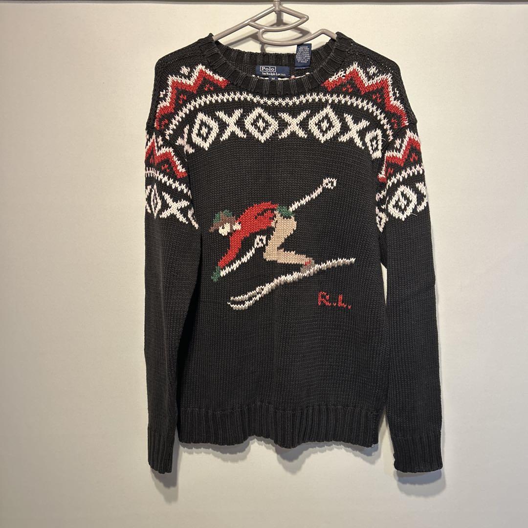 Polo Ralph Lauren スキーセーター M 黒