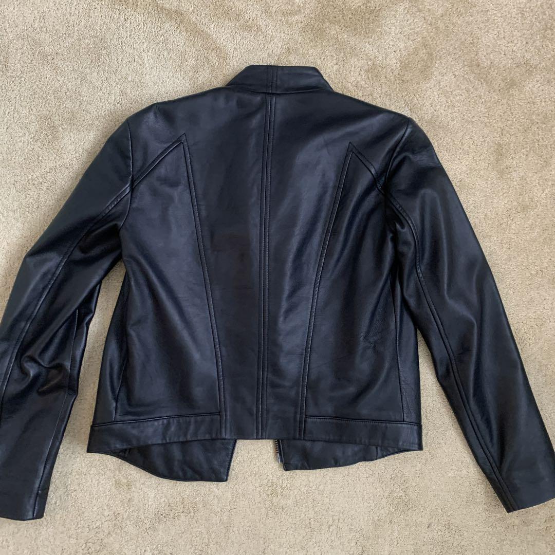 Helmut Lang ジップアップ レザージャケット | ブラック | FARFETCH JP
