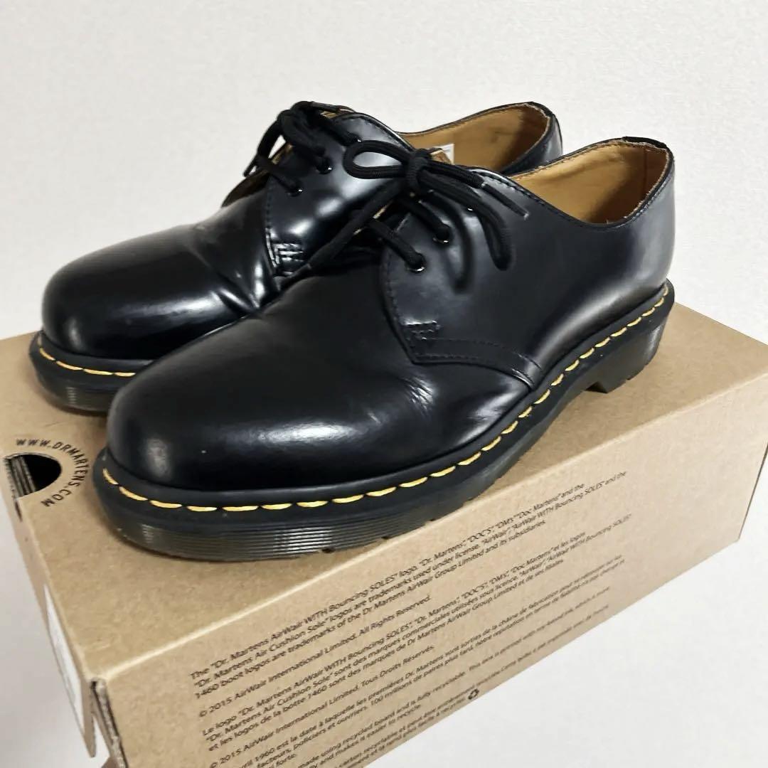 Dr. Martens ブラック レースアップシューズ靴