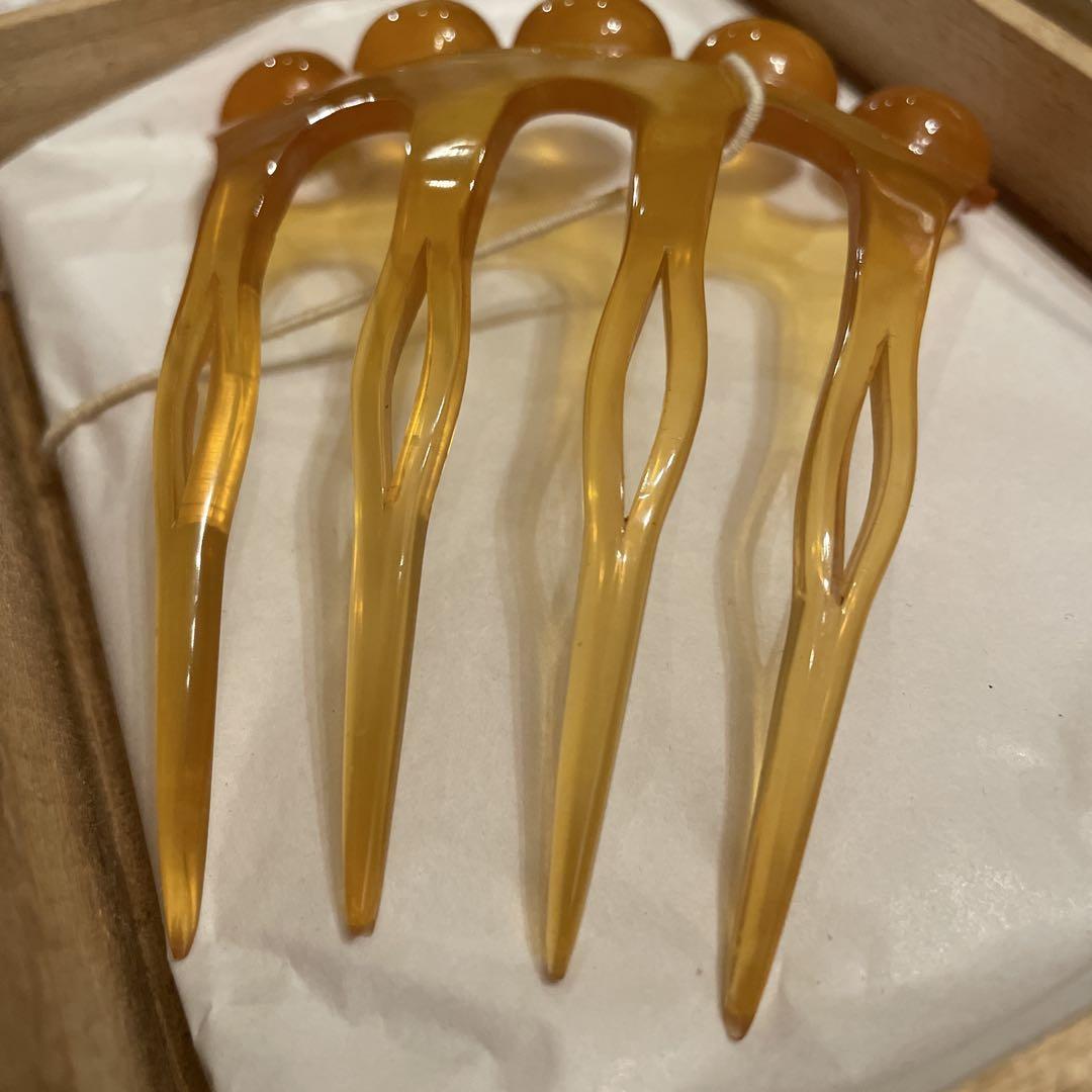 かんざし 唐草模様
