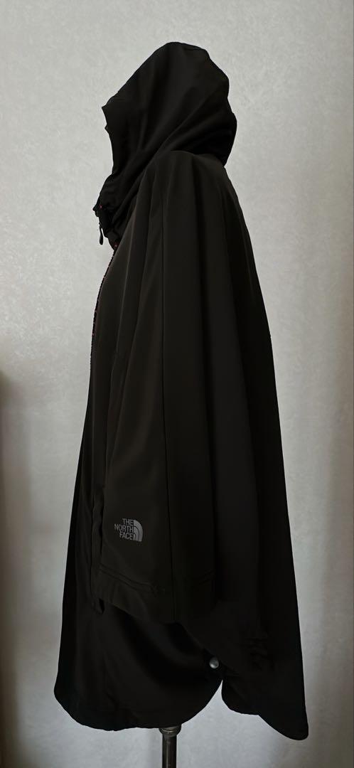 THE NORTH FACE ポンチョ ノースフェイス 黒 L レインコート 雨