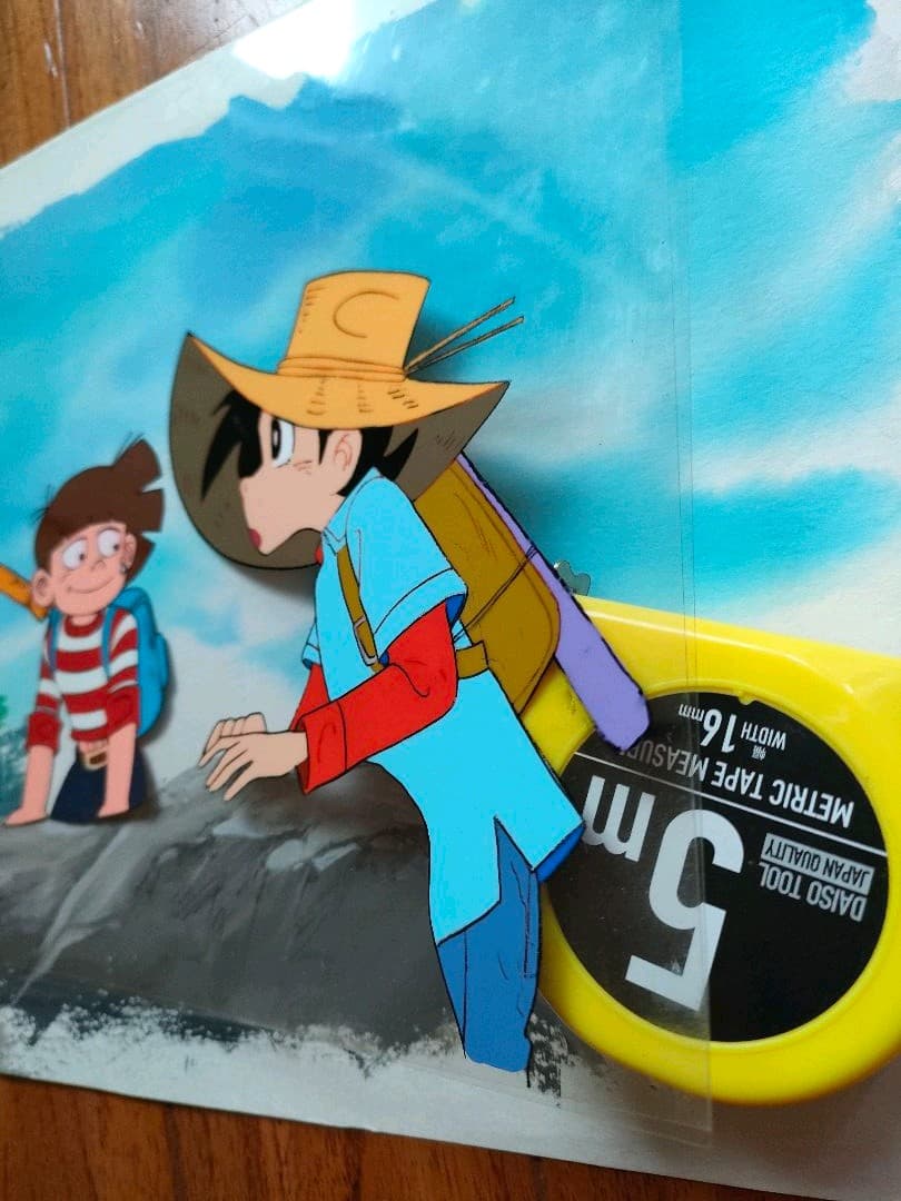 貴重品」釣りキチ三平 三平と第91話に登場するキンタのセル画3枚 ※矢口