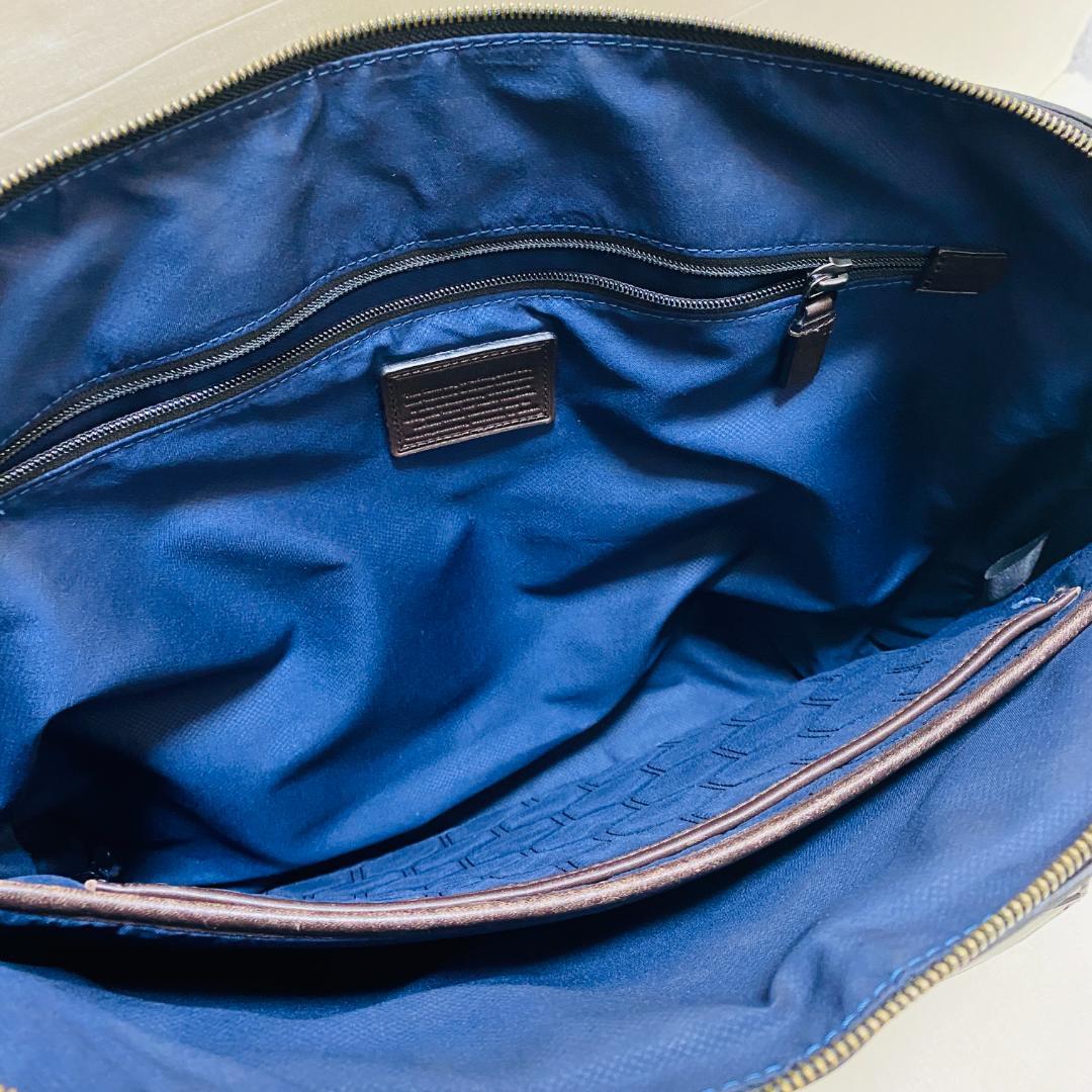 TUMI トゥミ 2way ビジネスバッグ　オールレザー ブラウン 大容量