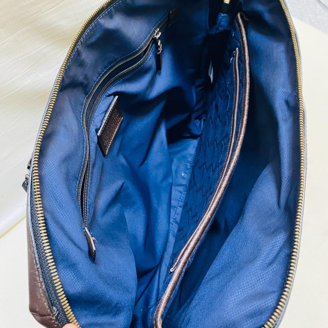 TUMI トゥミ 2way ビジネスバッグ　オールレザー ブラウン 大容量
