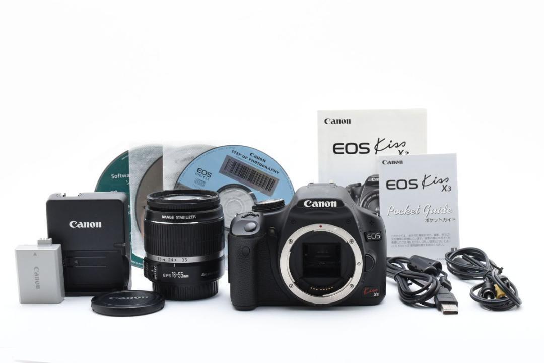 Canon キャノン EOS Kiss X3 レンズキット デジタル一眼カメラ