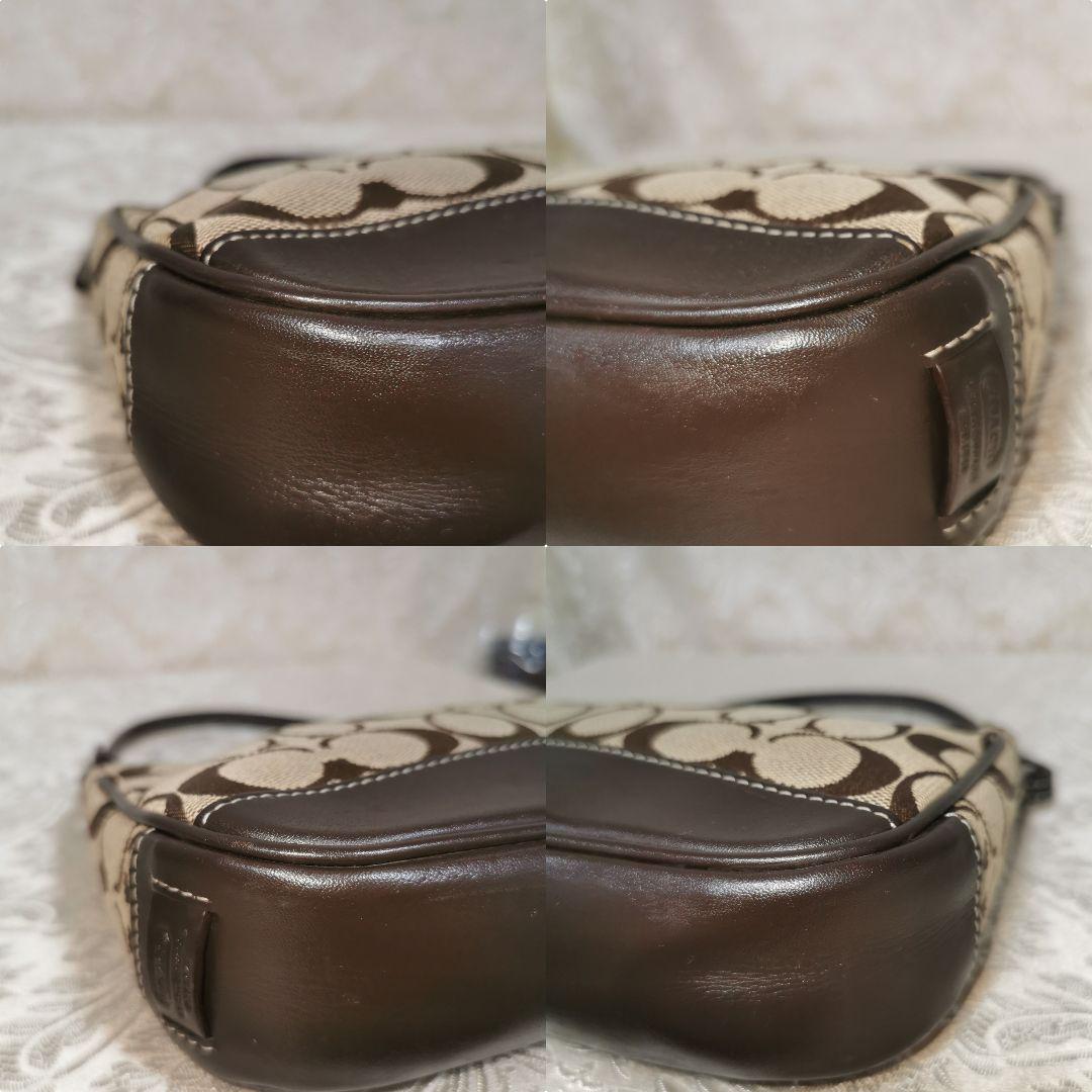 コーチ COACH キャンバスレザー ミニハンドバッグ 6094 - メルカリ