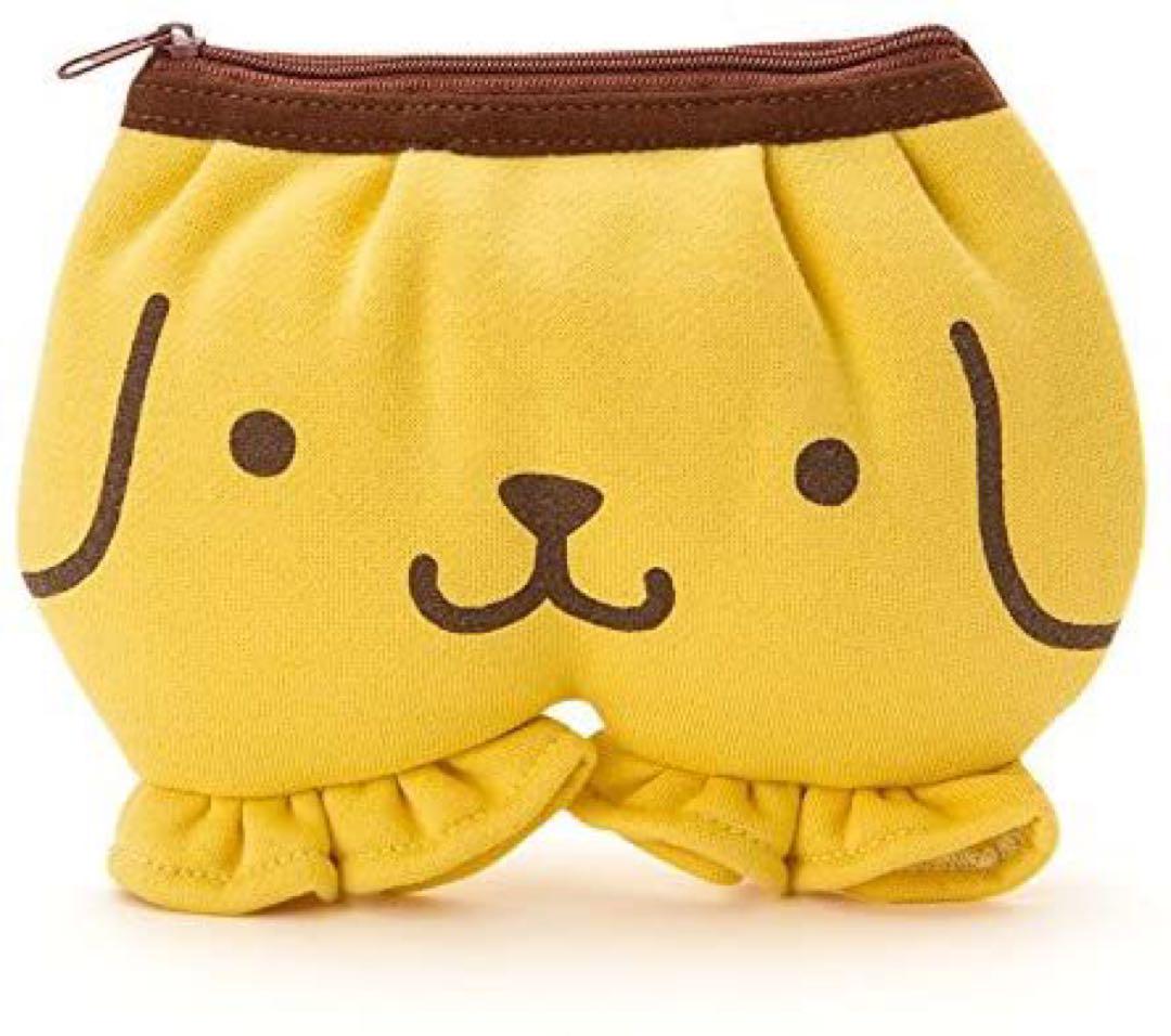 新品タグ付 ポムポムプリン パンツポーチ パンプキン型 かぼちゃ