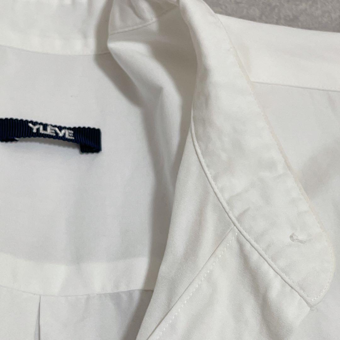 YLEVE イレーヴ ロング シャツワンピース ホワイト