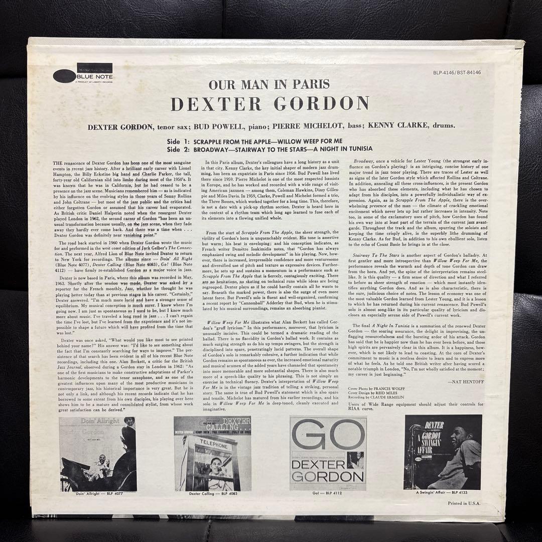 デクスター・ゴードン OUR MAN IN PARIS - メルカリ デクスター・ゴードン OUR MAN IN PARIS - メルカリ