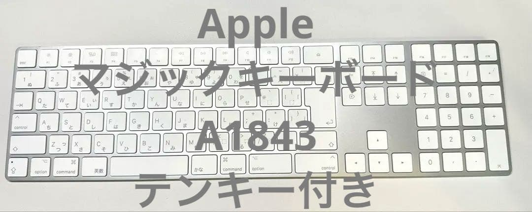Apple マジックキーボード　日本語配列　a1843 動作確認済み