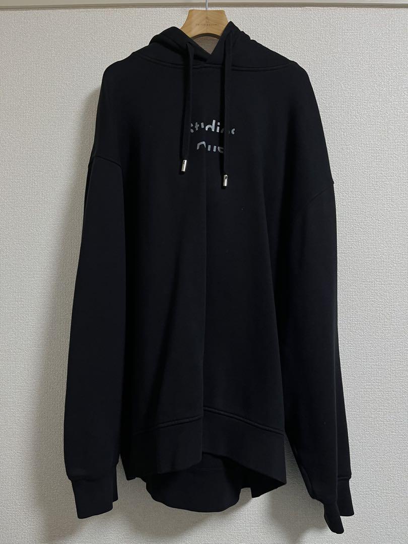 ACNE STUDIOS ブロークン ロゴ フーディ パーカー　XS ACNE STUDIOS ブロークン ロゴ フーディ パーカー XS - メルカリ