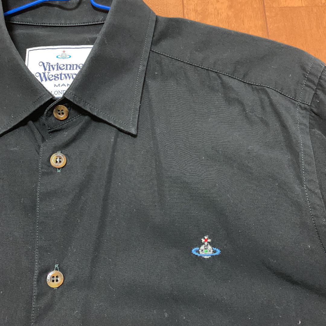 Vivienne Westwood 長袖シャツ ダークブルー vivienne westwood 長袖シャツ