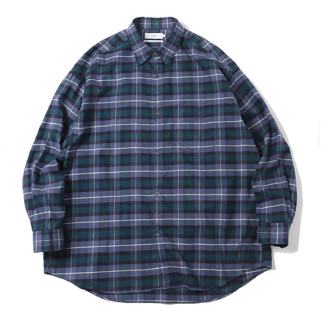 Check Flannel Oversized Regular Collar