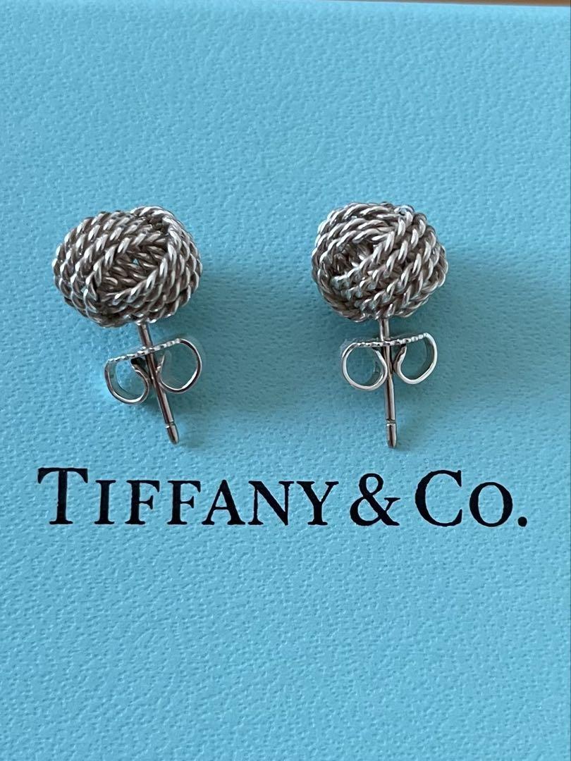 R.s★【廃盤モデル】TIFFANY &Co. サマセットノットピアス オールドティファニー 廃盤品】TIFFANY &Co ティファニー サマ