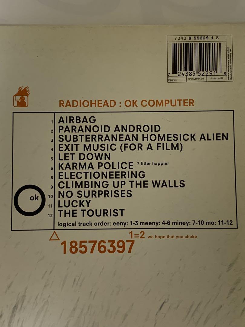 RADIOHEAD OK COMPUTER レコード
