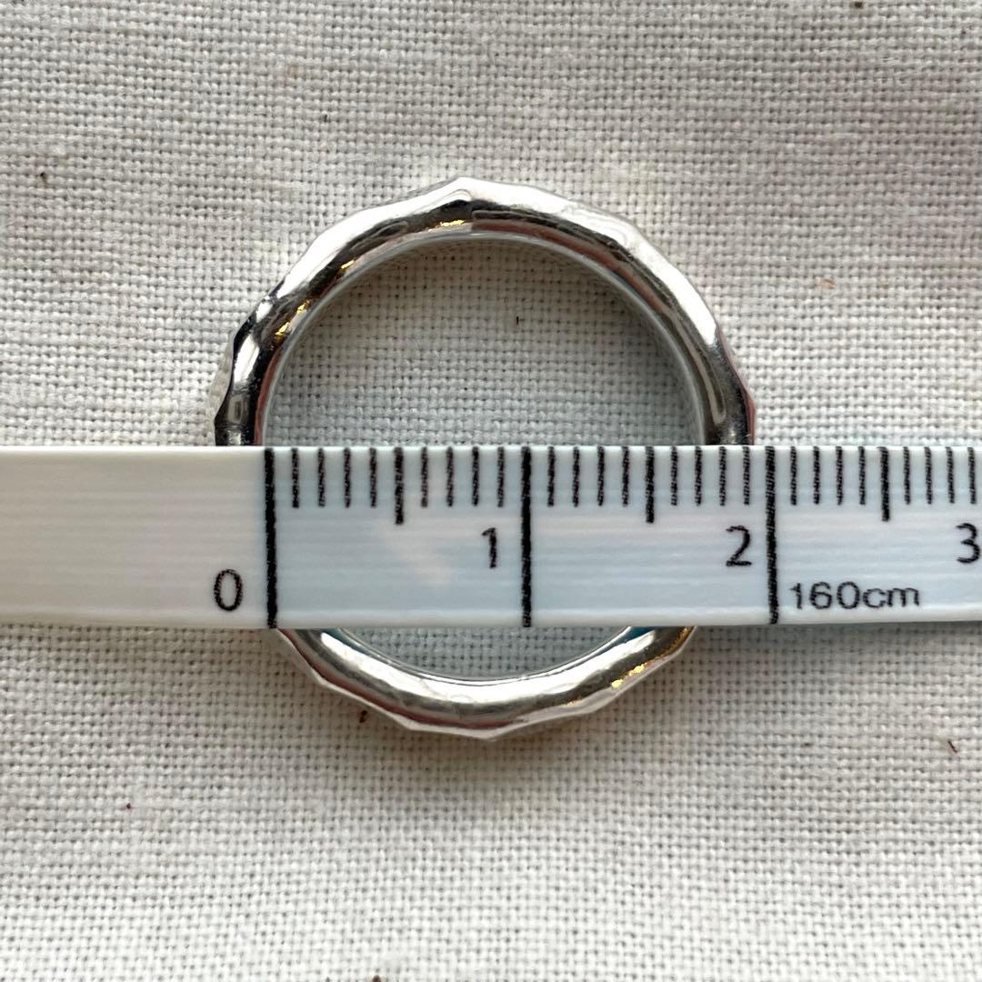 お得な特別割引価格) 市松 シルバー リング 3連リング 980 リング