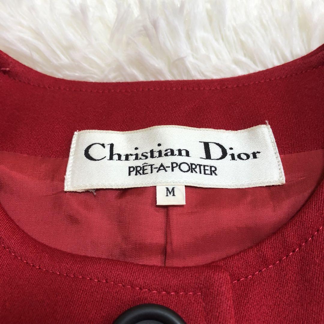 cm表記クリスチャンディオール Christian Dior　赤　セットアップスーツ　M