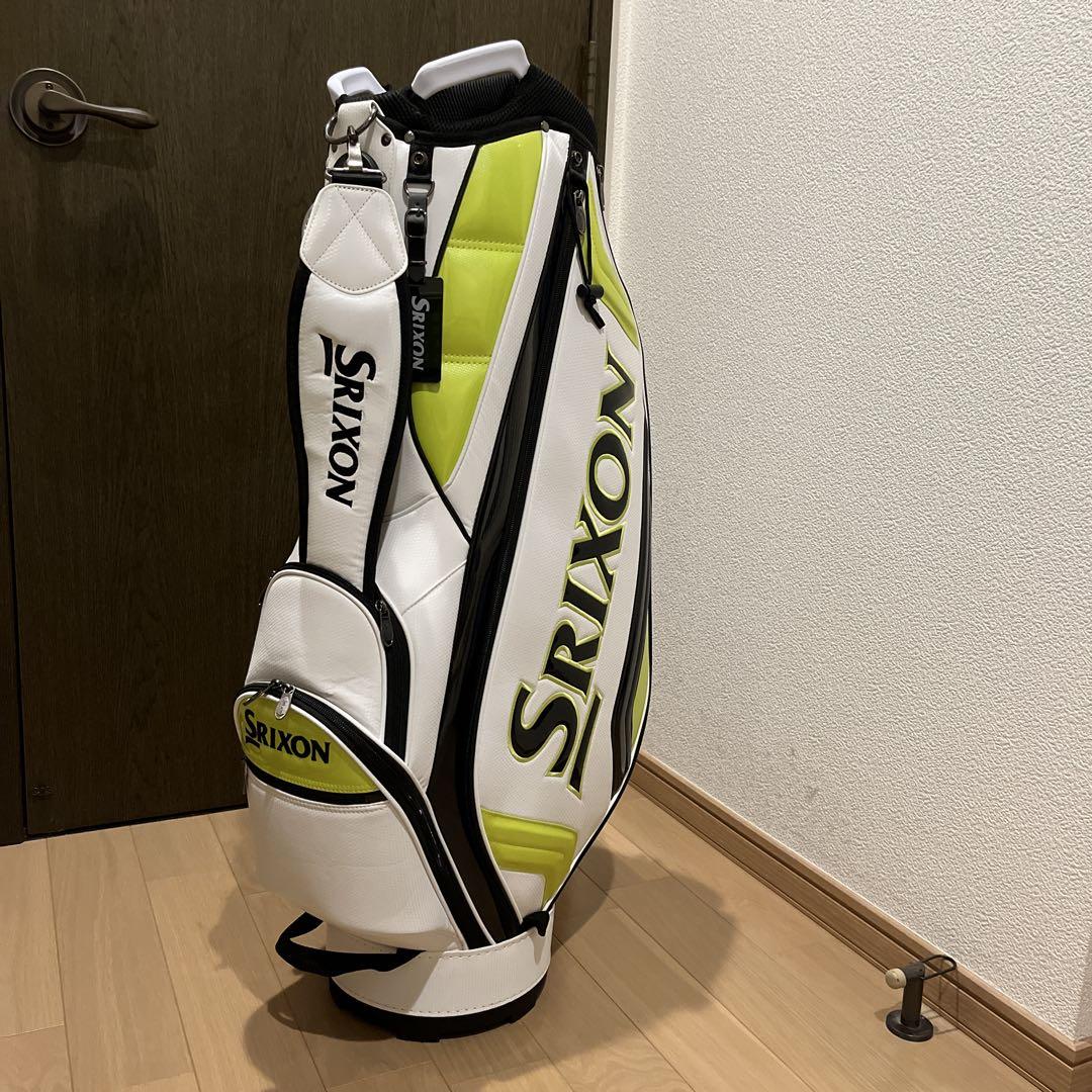 Srixon キャディバッグ ホワイト/イエロー - メルカリ
