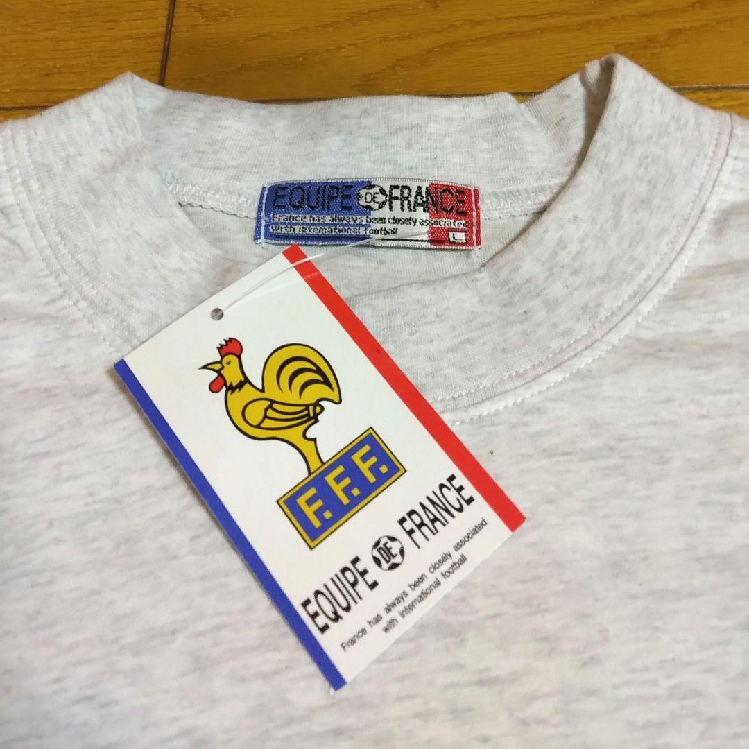 未使用 フランス代表 サッカー ビンテージ 90s Tシャツ デッドストック