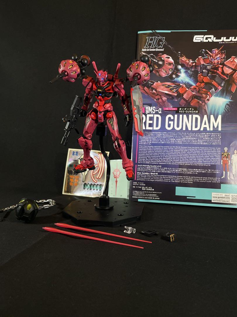 HG 1/144 赤いガンダム ビット 徹底塗り分け 全塗装 完成品 2