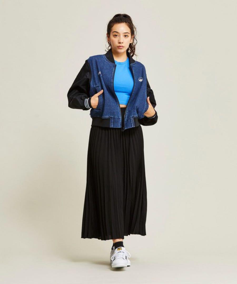 adidas（アディダス）の「カレッジ デニムジャケット