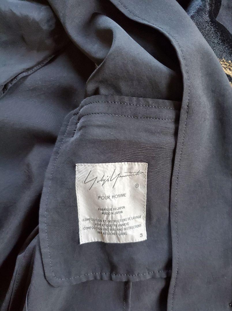 yohji yamamoto pour homme 20ss 朝倉片袖ベルベット
