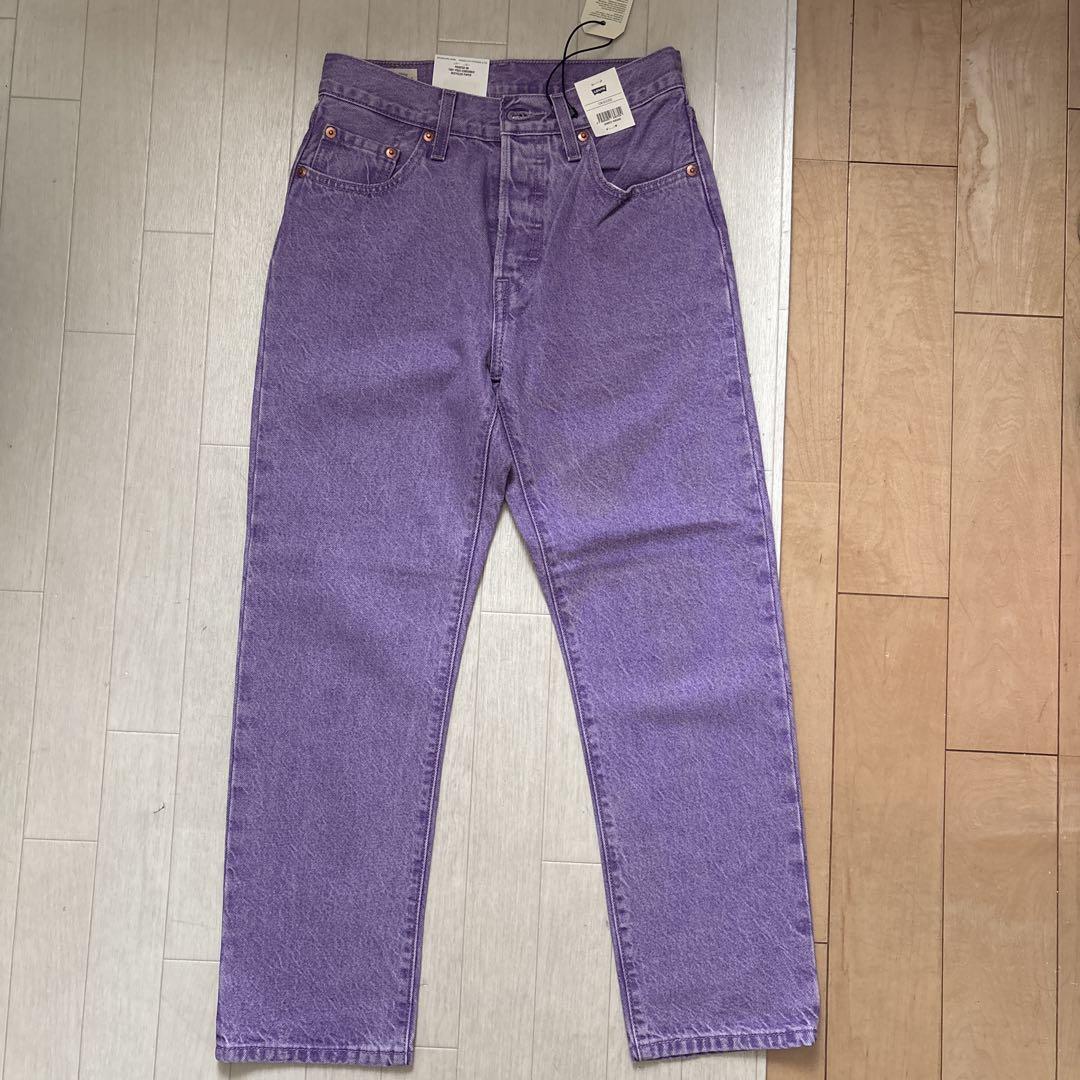 Levi's 501 ストレートデニム パープル