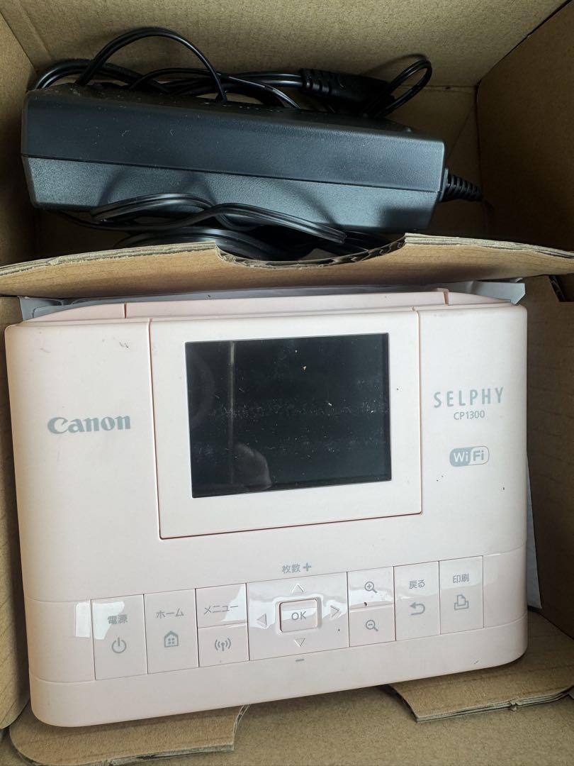 Canon SELPHY CP1300 ピンク写真プリンター - メルカリ