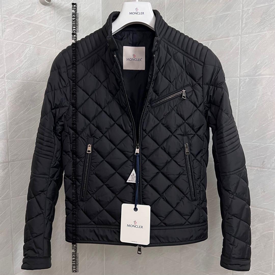 【在庫限り】 BREITMAN 新品】MONCLER ライダースジャケット ギフト包装 0 ジャケット・アウター