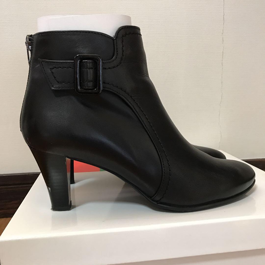 正規店安い 銀座かねまつ ショートブーティ 25センチ WYvTJ-m81350874257 レディース 超激安得価