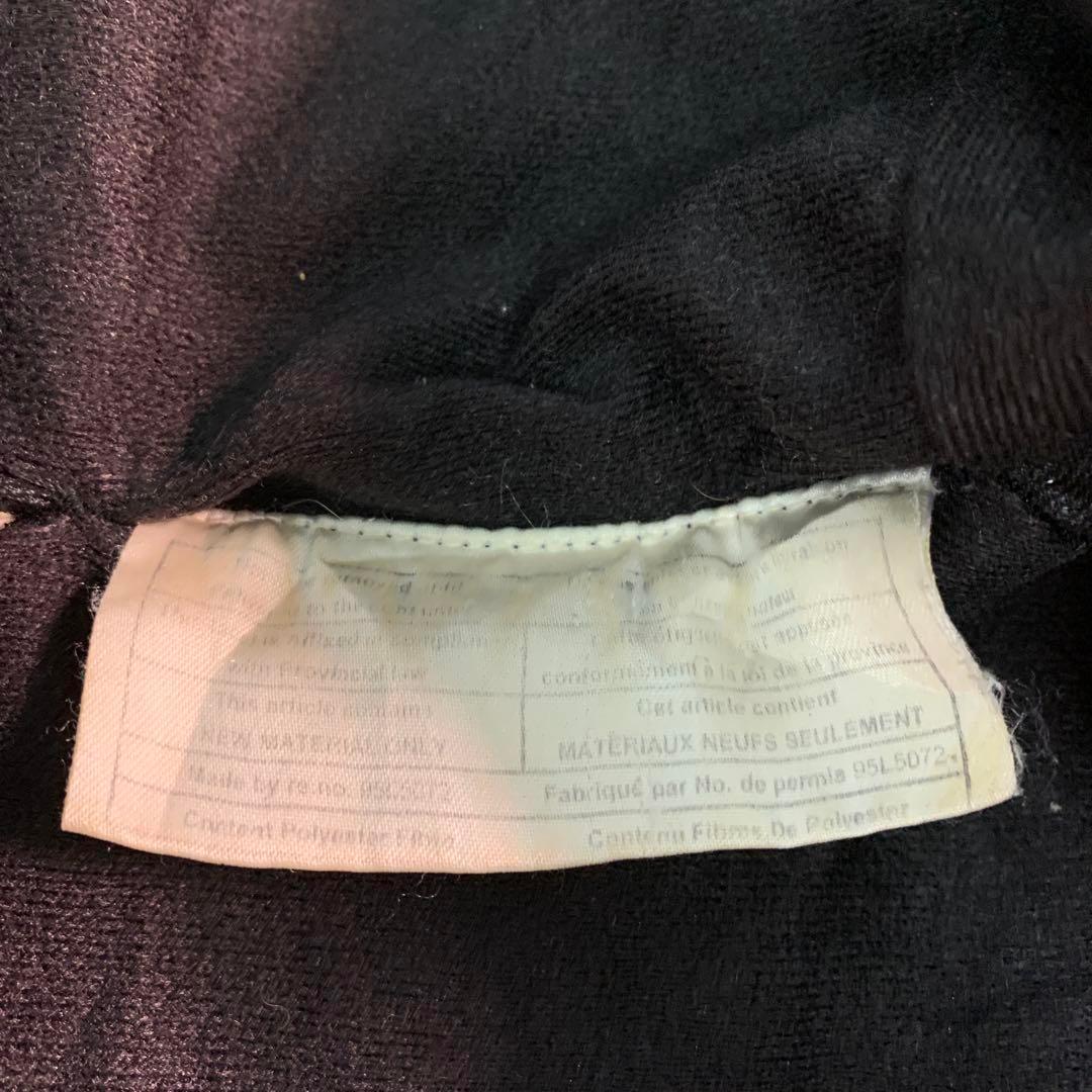 【adidas】6TAS2 90's 万国旗タグ　ベンチコート　黒　古着used adidas】6TAS2 90's 万国旗タグ ベンチコート 黒 古着used