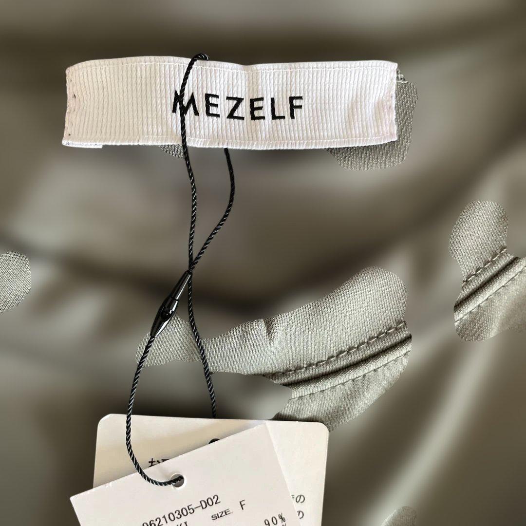新品MEZELFノースリーブ カーキひざ丈ワンピース - メルカリ