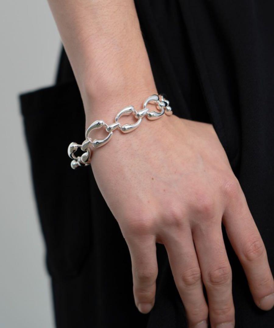 ち*様 シルバー チェーンブレスレット トグルクラスプ SINSS シルバーチェーンブレスレット トグル式 - メルカリ