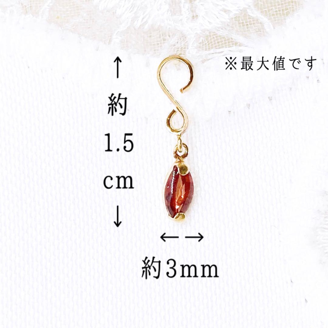 驚きの価格が実現！ 宝石 ゴールド k18yg ガーネットピアス アジアン 1月 18金 赤 アクセサリー