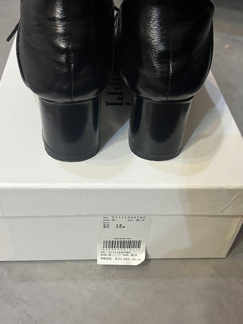 AMIRI ブラック レースアップバブーシュ
