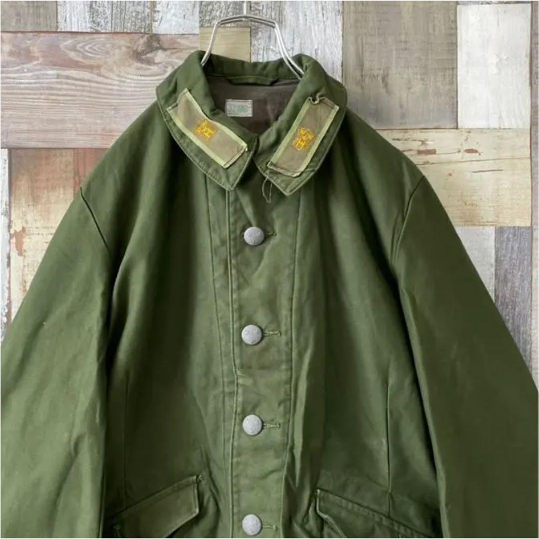 70's vintage スウェーデン 軍物 ミリタリージャケット D96